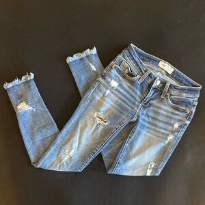 BKE STELLA Slim Fit Low Rise Ankle Skinny Jeans Size 23